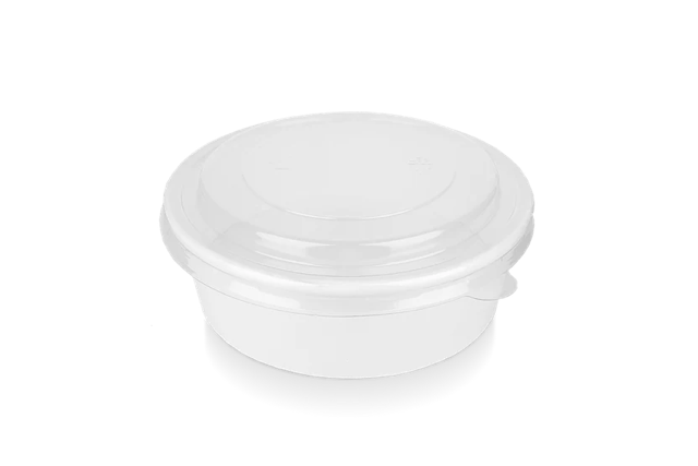 Salad Poke Schale 500ml 20oz Ø148x46mm weiß - 300 Stück