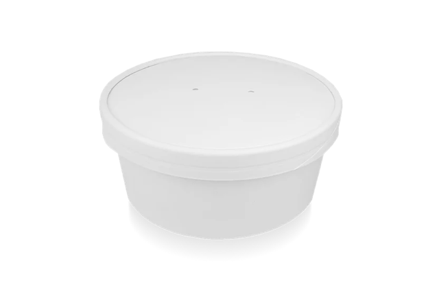 Salad Poke Schale 750ml 26oz Ø148x60mm weiß - 300 Stück