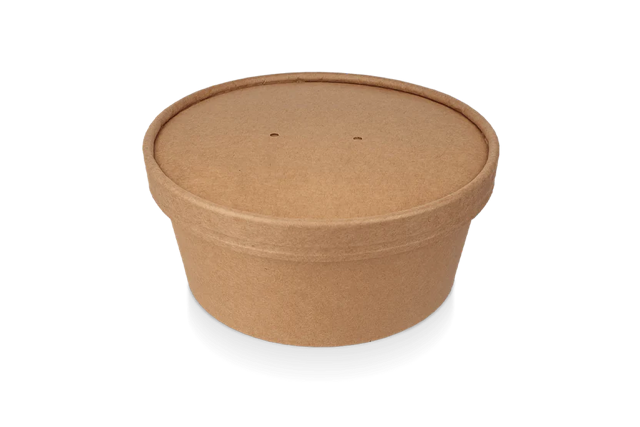 Salad Poke Schale 750ml 26oz Ø148x60mm kraft - 300 Stück