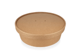 Salad Poke Schale 900ml 30oz Ø184x50mm kraft - 300 Stück