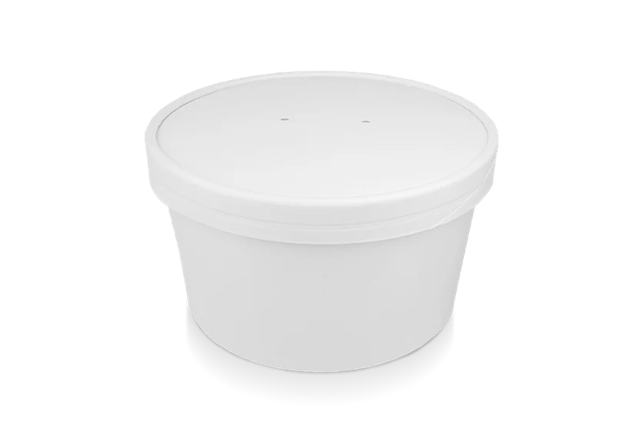 Salad Poke Schale 1000ml 32oz Ø148x78mm weiß - 300 Stück