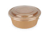 Salad Poke Schale 1300ml 40oz Ø184x67mm kraft - 300 Stück
