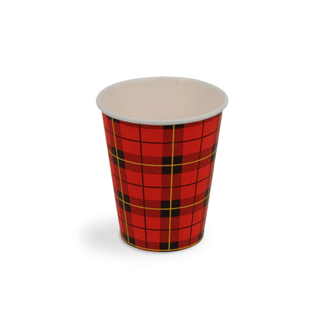 Coffee Cup 150cc 6oz Ø70 mm Tartan 
