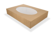Catering boxes kraft 460x320x80 mm with Window 