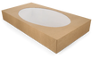 Catering boxes kraft 560x320x80 mm with Window 