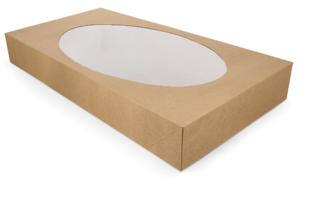 Catering boxes kraft 560x320x80 mm with Window 