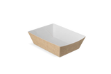 Fries trays A7 kraft/White 