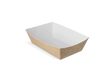 Fries trays A9 kraft/White 
