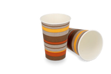 Kaffeetasse Karton 180cc 7.5oz Ø70mm gestreift - 2.500 Stück