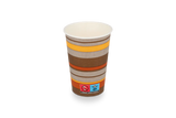 Kaffeetasse Karton 180cc 7.5oz Ø70mm gestreift - 2.500 Stück