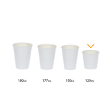 Kaffeetasse Karton 120cc 4oz Ø63mm gestreift - 1.000 Stück