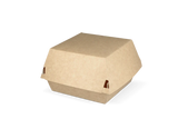 Hamburgerbox 120x100x120mm kraft/weiß - 400 Stück