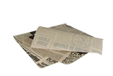 Hamburger Einwickelpapier fettfrei 330x380mm FSC®Mix Zeitung braun - 2.000 Stück