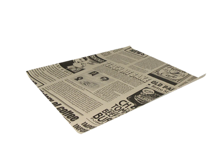 Hamburger Wrapping paper greaseproof 330x380 mm FSC®Mix newspaper Brown 