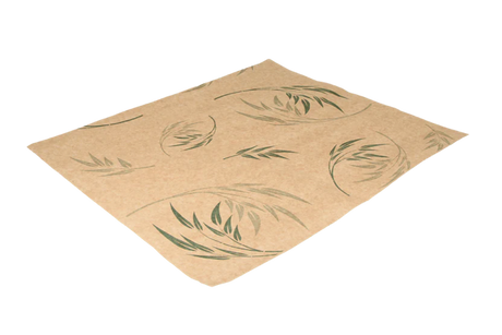 Hamburger Wrapping paper greaseproof 330x380 mm FSC®Mix kraft Bamboo 