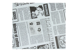 Hamburger Einwickelpapier fettfrei 330x380mm FSC®Mix Zeitung weiß - 2.000 Stück