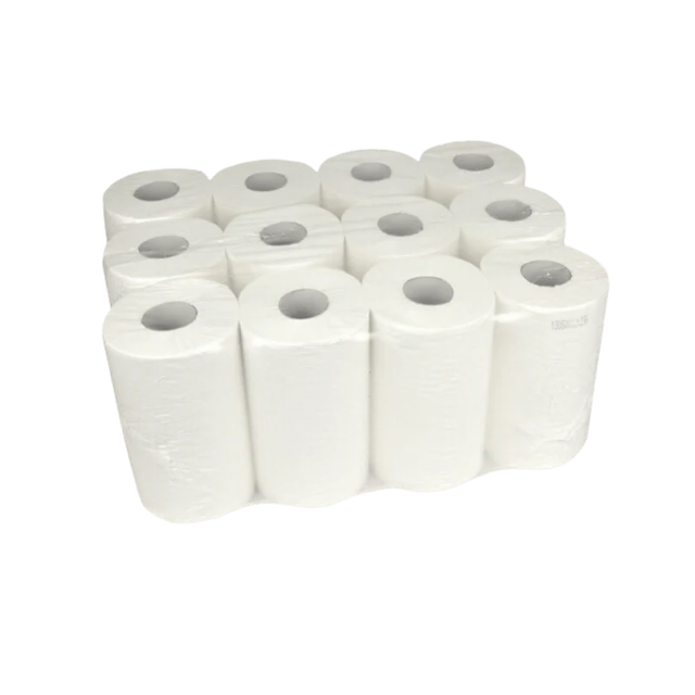 Towel Roll Mini 1 ply 120 meter Ø190 mm 100% cellulose T8 