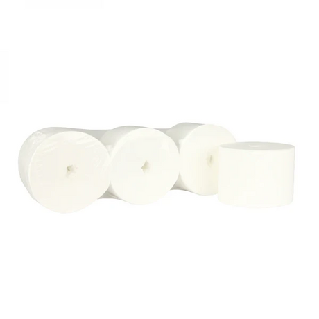 Toilet paper coreless 100% cellulose 900 sheets 2 ply 