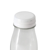 rPET Flasche 250 ml klar/weiß Deckel - 285 Stk