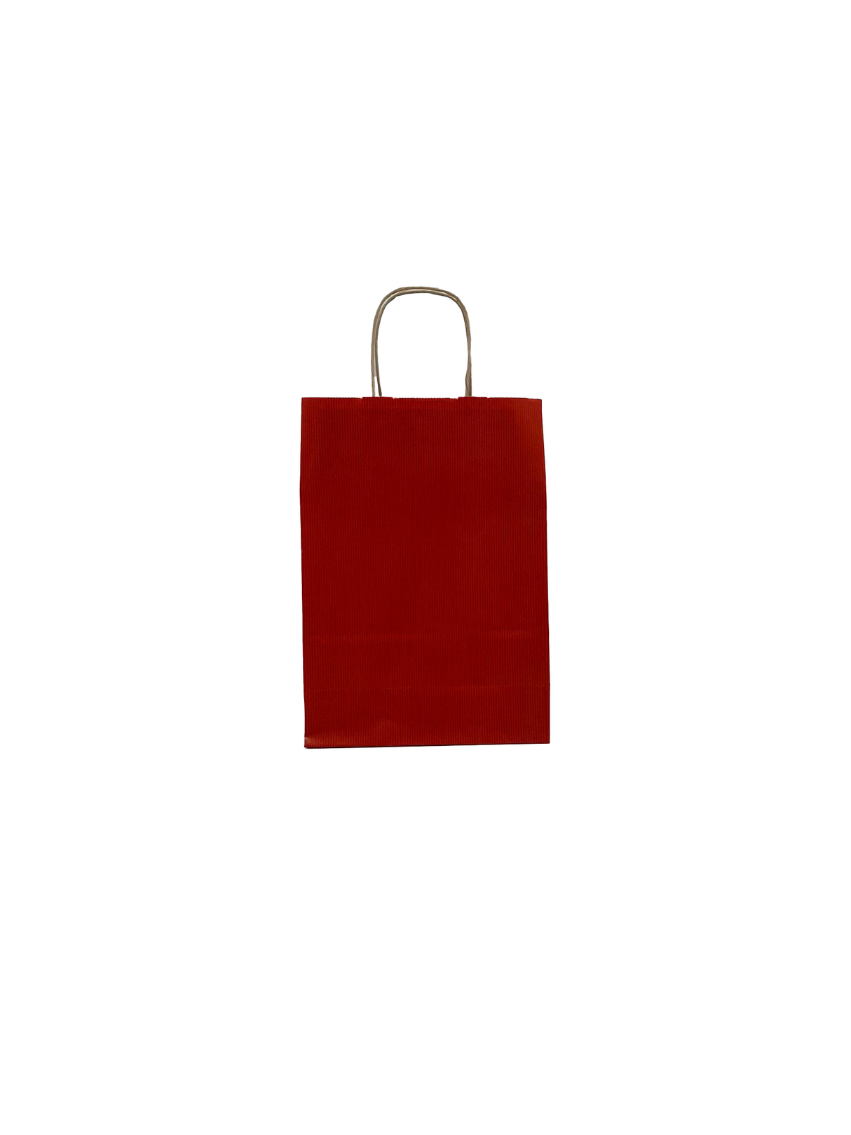 Papiertragetaschen Dunkel Rot 220+100x310mm - 50 Stk