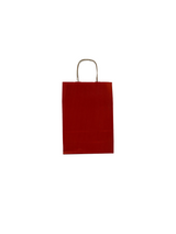 Papiertragetaschen Dunkel Rot 220+100x310mm - 50 Stk