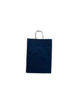 Papiertragetaschen Dunkel Blue 260+120x350mm - 50 Stk