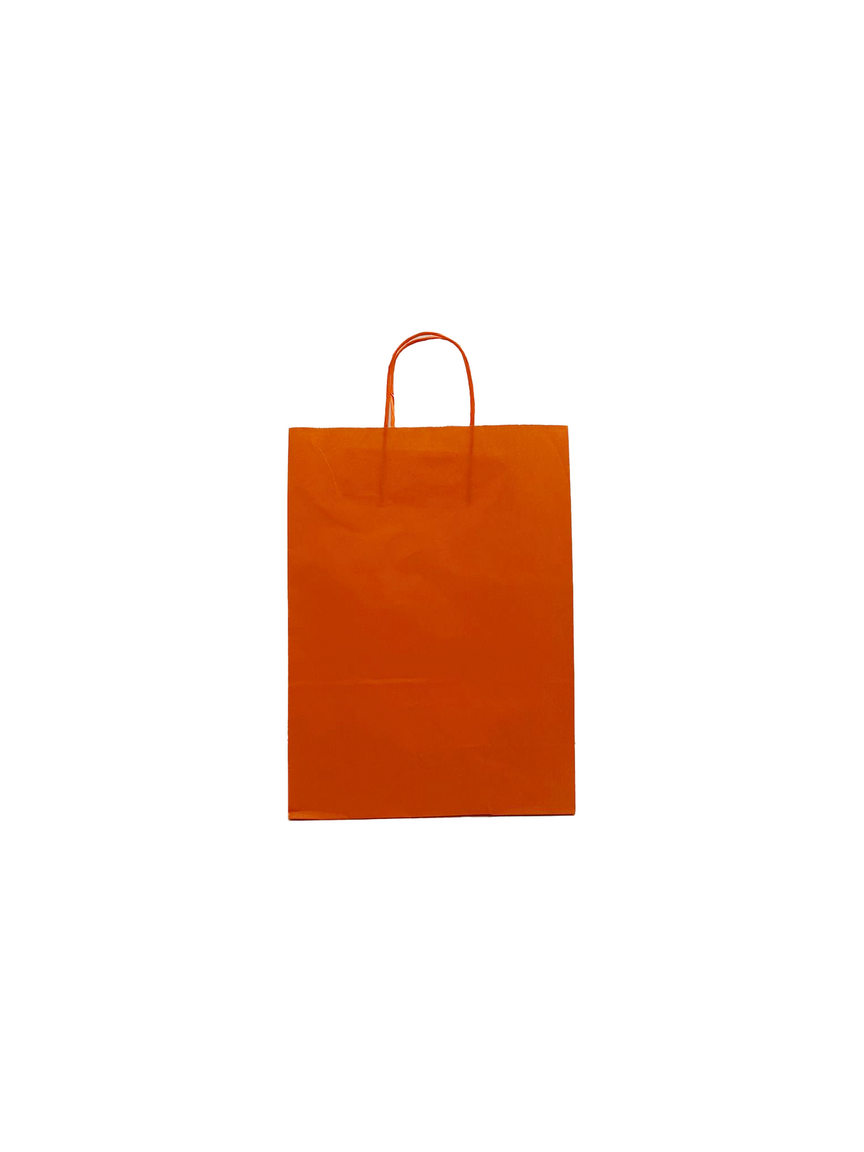 Papiertragetaschen Orange 260+120x350mm - 50 Stk