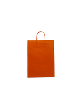 Papiertragetaschen Orange 260+120x350mm - 50 Stk
