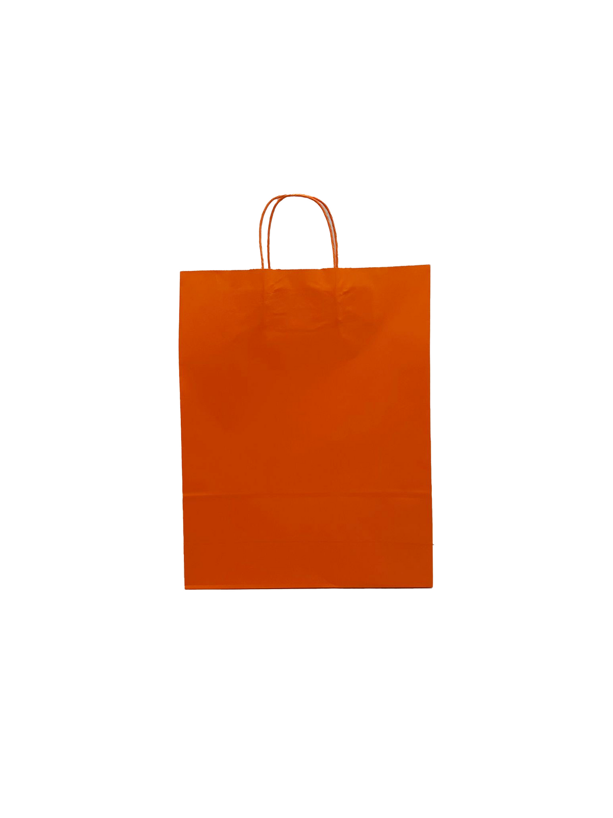 Papiertragetaschen Orange 320+120x410mm - 50 Stk