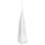 Weißer heimkompostierbarer Standbodenbeutel 10x6x15cm - 100 Stück