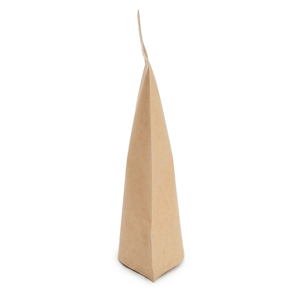 Heimkompostierbarer Kraft Standbodenbeutel 13x8x20,5cm - 100 Stück