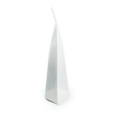 Weißer heimkompostierbarer Standbodenbeutel 15x9x23cm - 100 Stück
