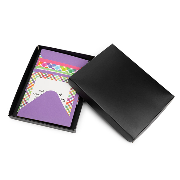 Kraft Gift Boxes Matt Black 114x16x152mm 