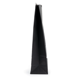 Blockbodenbeutel Schwarz 15,2x7x26,7cm - 100 Stück