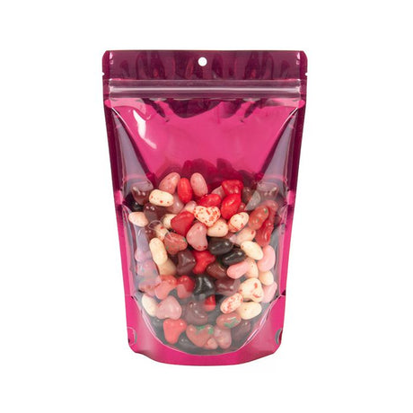 Bright Fuchsia Stand Up Pouch with Hang Hole (100 Pieces) [ZBGB7FS]