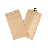 Druckverschlussbeutel kindersicherer Reißverschlus Kraft/VMPET/PE 127x208mm - 100 Stk