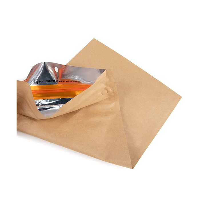 Druckverschlussbeutel kindersicherer Reißverschlus Kraft/VMPET/PE 127x208mm - 100 Stk