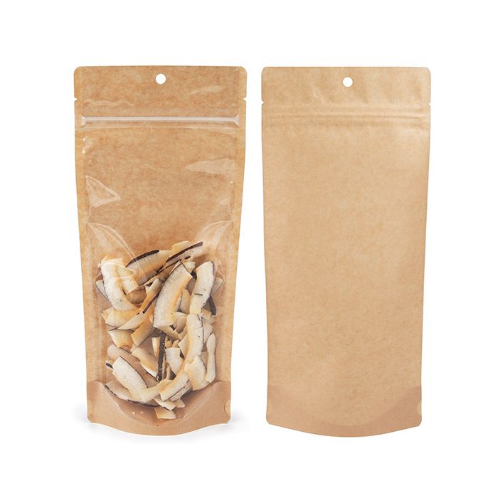 Kraftpapier Standbodenbeutel 108x60x238mm - 100 Stk