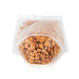 Recycelbare Standbodenbeutel Transparent | RETAIN™ | 340 Gramm | 171x89x286mm - 100 Stk