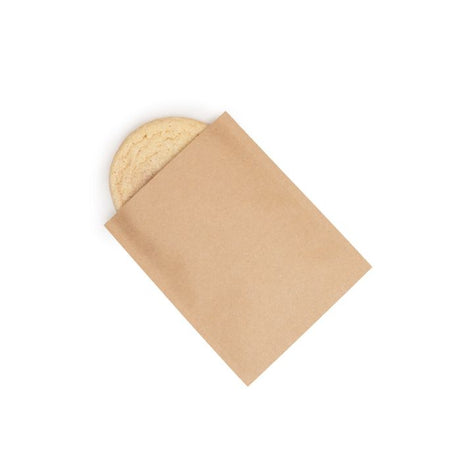 Single Use Child Resistant Bags Kraft 102x127mm 