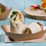 Snackschalen Karton 400 ml Braun Bio beschichtet - 1.000 Stk