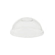 Dome cover rPET Ø 95 mm Straw hole (2000 pieces) [GB