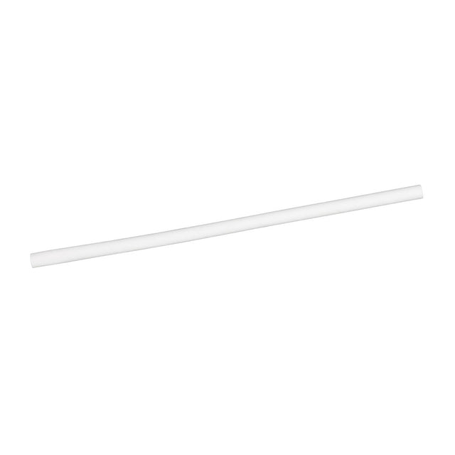 Paper jumbo drinking straws 23 cm, Ø 0.8 cm White (3450 pieces) [GB