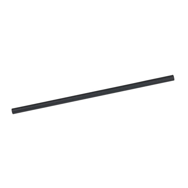 Jumbo Drinking Straws Paper 23 cm, Ø 0.8 cm Black (3450 pieces) [GB