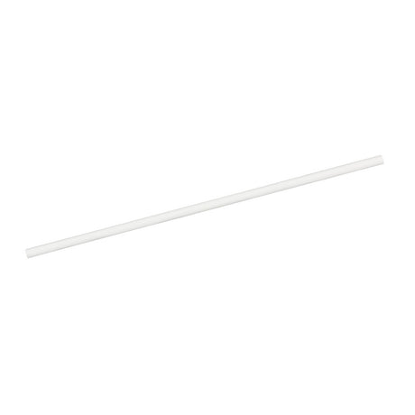 Drinking Straws Paper 20 cm, Ø 0.5 cm White, rolled vertically (5000 pieces) [GB