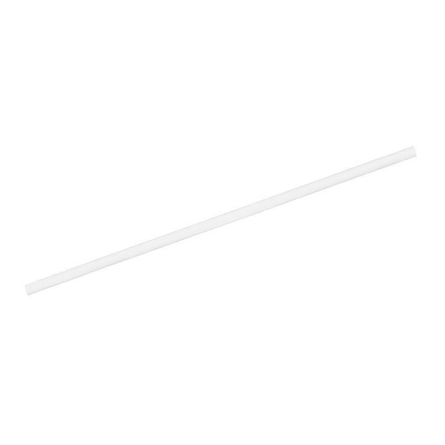 Drinking straws Paper 20 cm, Ø 0.5 cm White Individually wrapped (6250 pieces) [GB