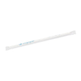 Trinkhalme Papier 20 cm, Ø 0,5 cm Weiß Einzeln verpackt - 6.250 Stk