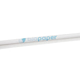 Trinkhalme Papier 20 cm, Ø 0,5 cm Weiß Einzeln verpackt - 6.250 Stk