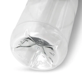 rPET Flasche 250 ml klar/black Deckel - 285 Stk