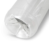 rPET Flasche 500 ml klar/weiß Deckel - 198 Stk